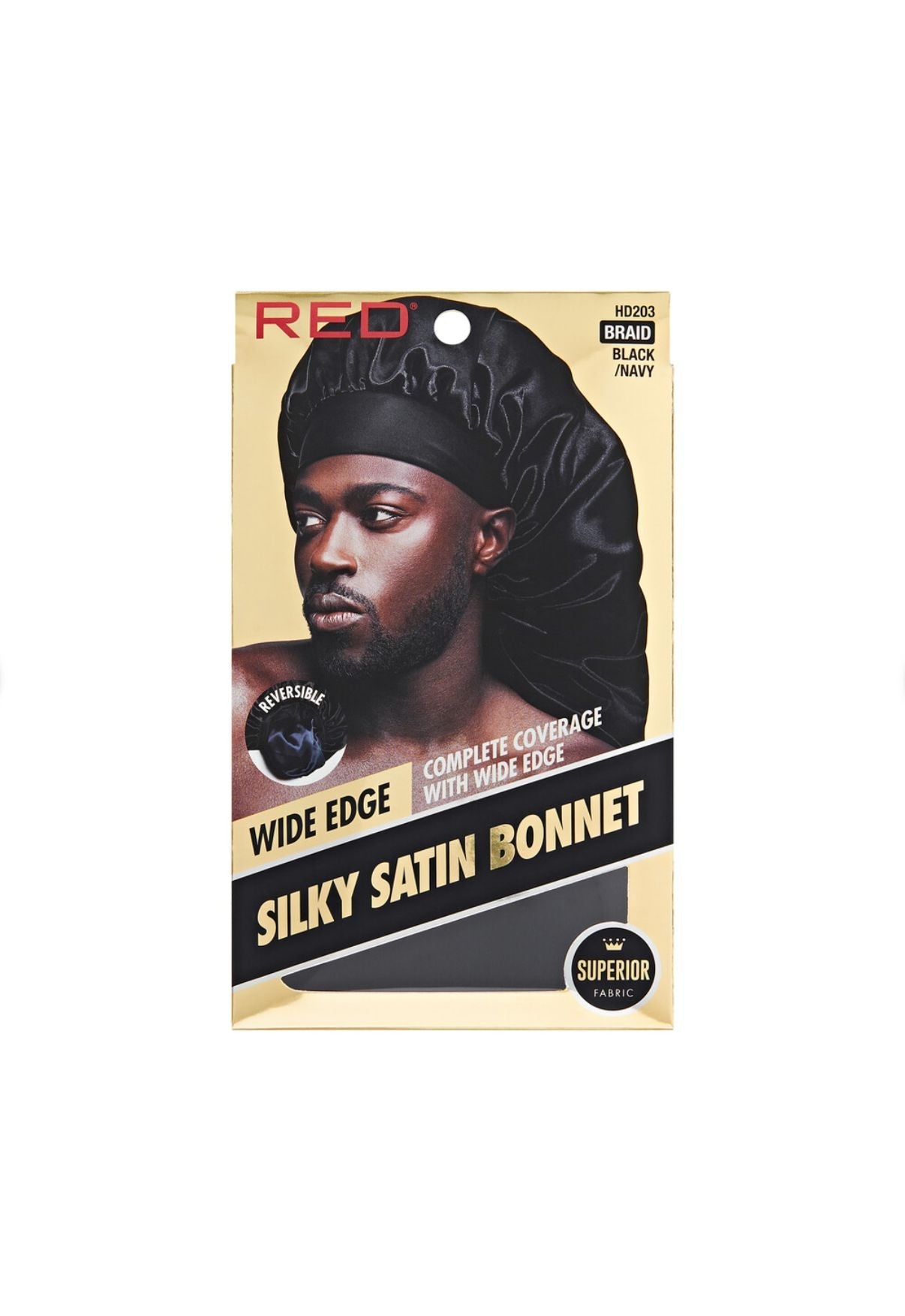Red By Kiss Men’s Silky Satin Bonnet - Beauty Exchange Beauty Supply
