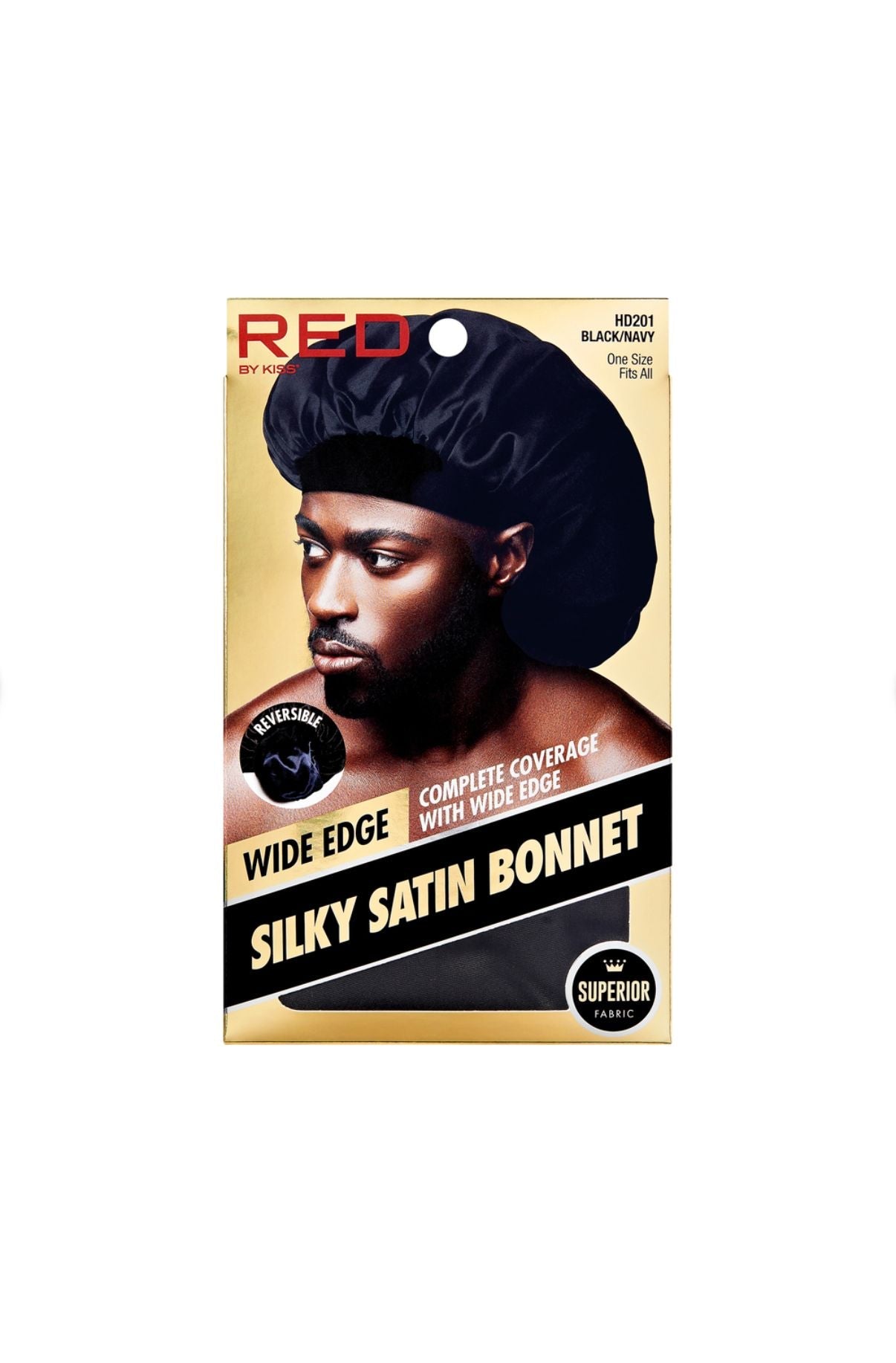 Red By Kiss Men’s Silky Satin Bonnet - Beauty Exchange Beauty Supply