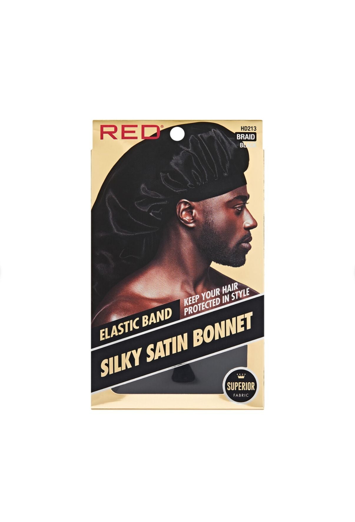 Red By Kiss Men’s Silky Satin Bonnet - Beauty Exchange Beauty Supply