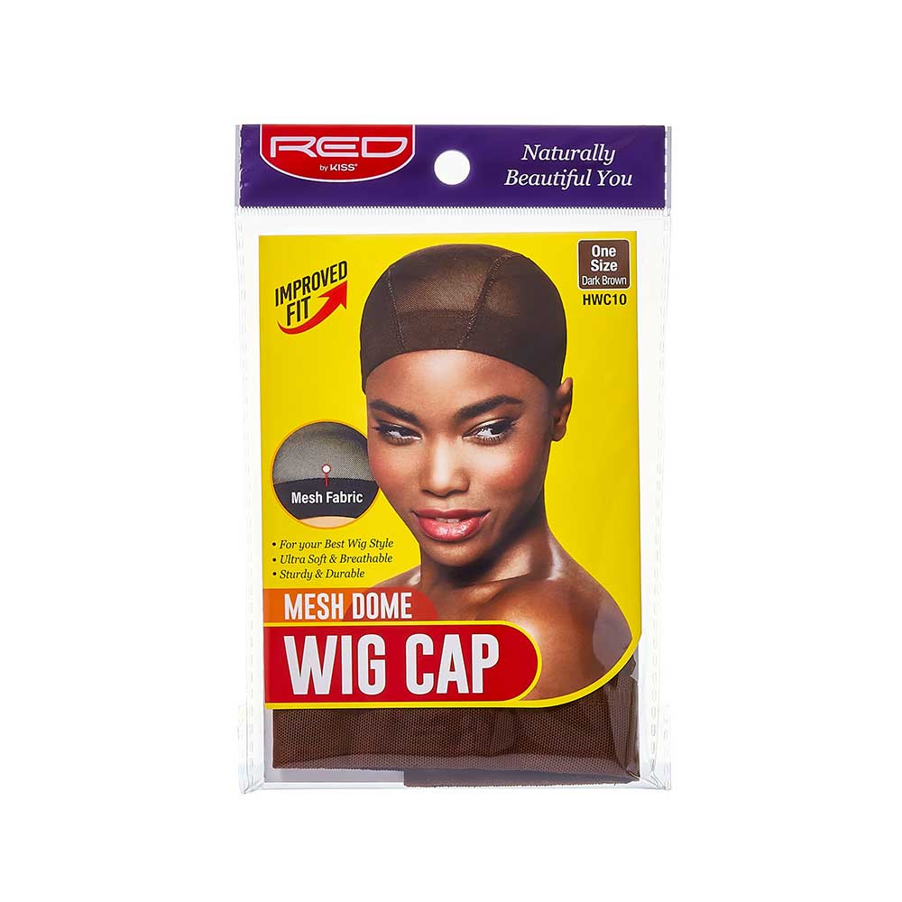 Red by Kiss Mesh Wig Cap | Lightweight & Breathable Wig Foundation | Dark Brown, Dark Beige & Beige - Beauty Exchange Beauty Supply