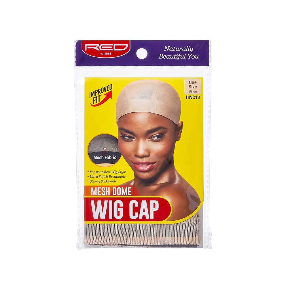 Red by Kiss Mesh Wig Cap | Lightweight & Breathable Wig Foundation | Dark Brown, Dark Beige & Beige - Beauty Exchange Beauty Supply