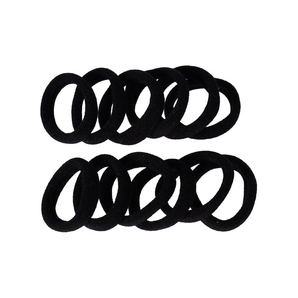 Red by Kiss Mini Ponytail Holders – No Damage, Maximum Hold, 12 Count (Black / Assorted Colors) - Beauty Exchange Beauty Supply