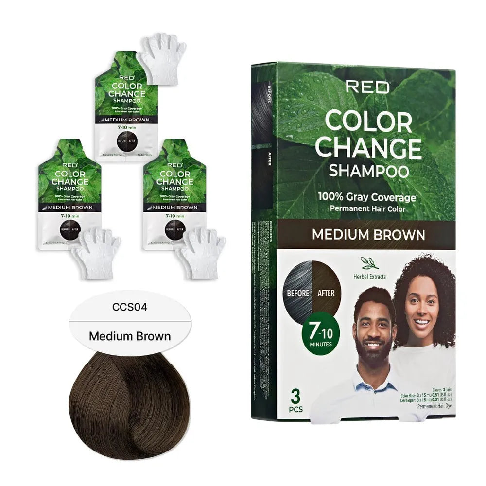 Red by Kiss Natural Herbal Color Change Shampoo - Beauty Exchange Beauty Supply