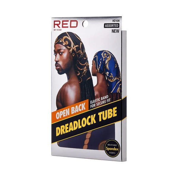 Red by Kiss Open Back Dreadlock Tube โ Breathable & Stretchy Loc Tube for All - Day Comfort | Assorted Colors - Beauty Exchange Beauty Supply