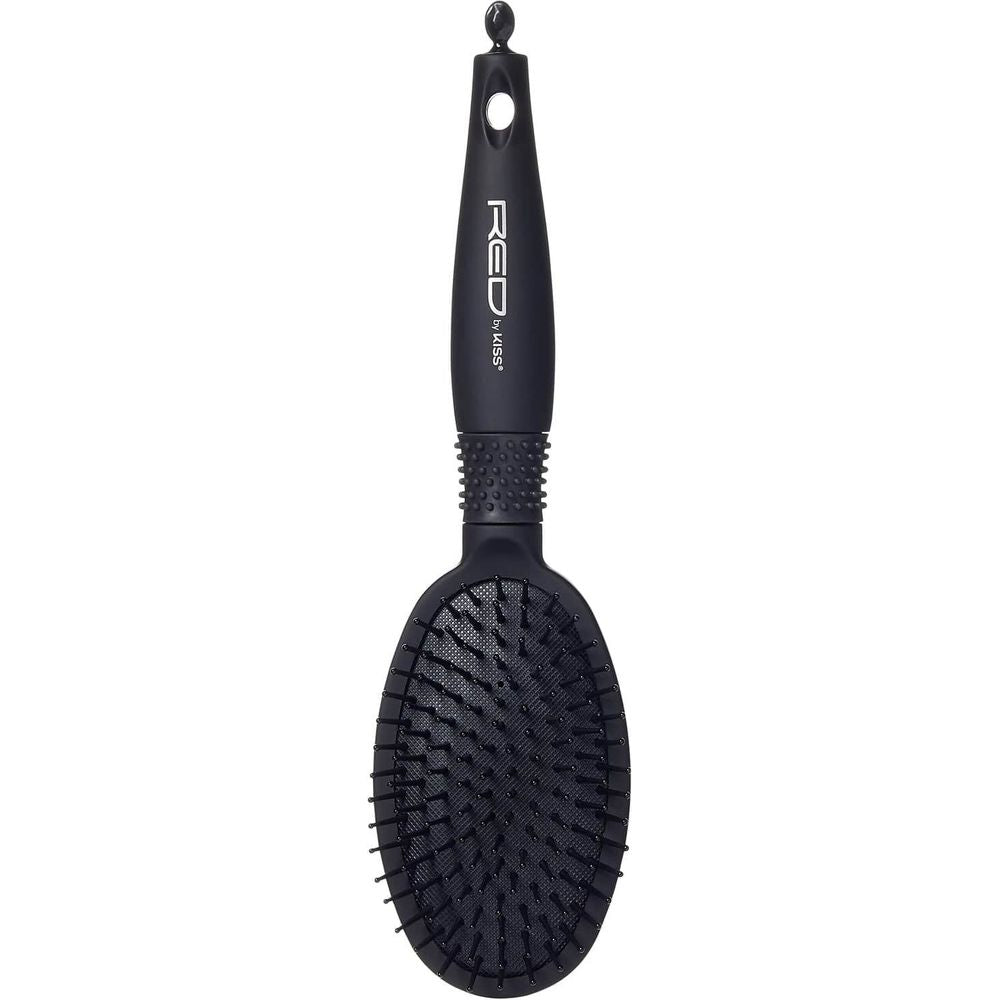 Red by Kiss Oval Sectioning Silky Paddle HH30 – Smooth, Section & Style with Ease | Size: Oval Silky Paddle - Beauty Exchange Beauty Supply