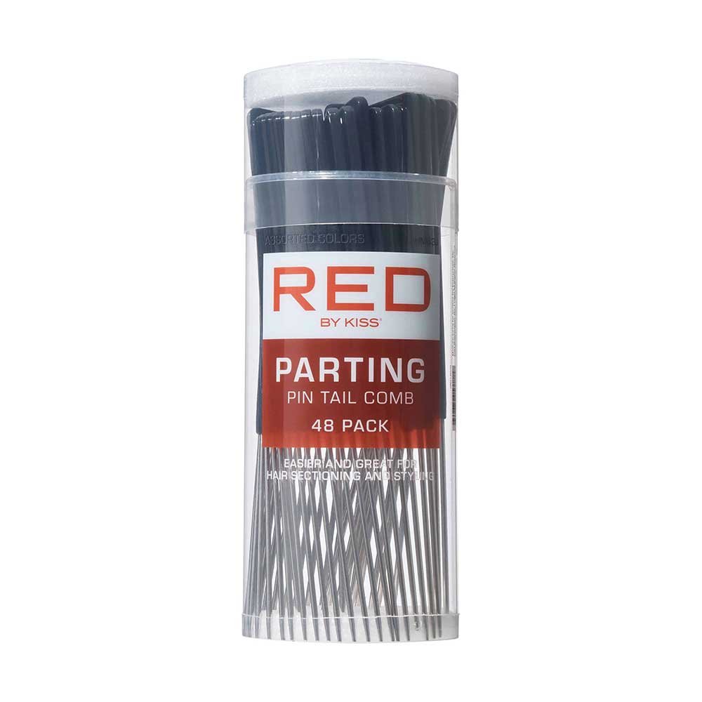Red by Kiss – Parting Pin Tail Comb (48pcs) - Beauty Exchange Beauty Supply