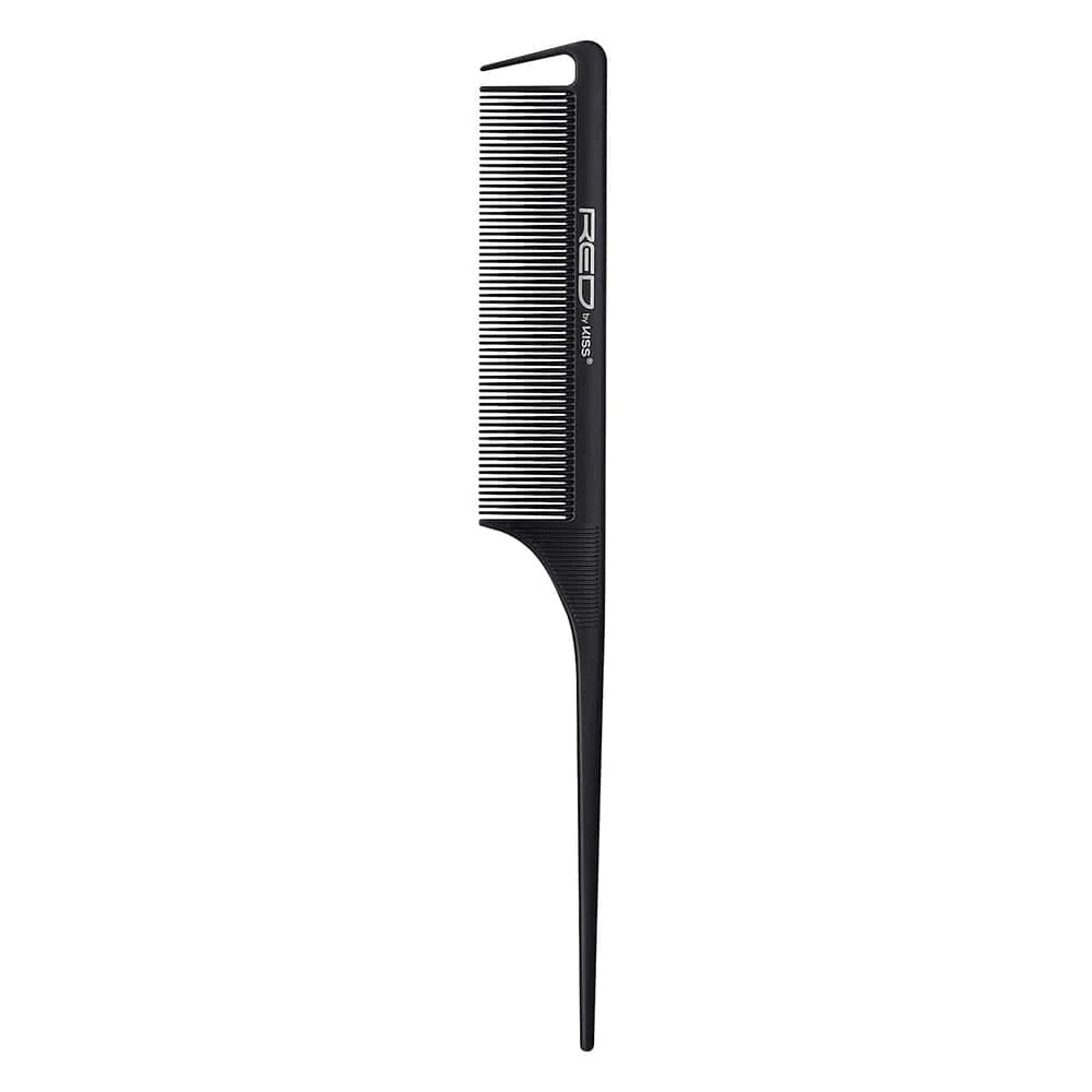 Red by Kiss Parting Rat Tail Comb | HM02 โ Fine - Tooth Styling & Clean Parting in One Sleek Tool - Beauty Exchange Beauty Supply