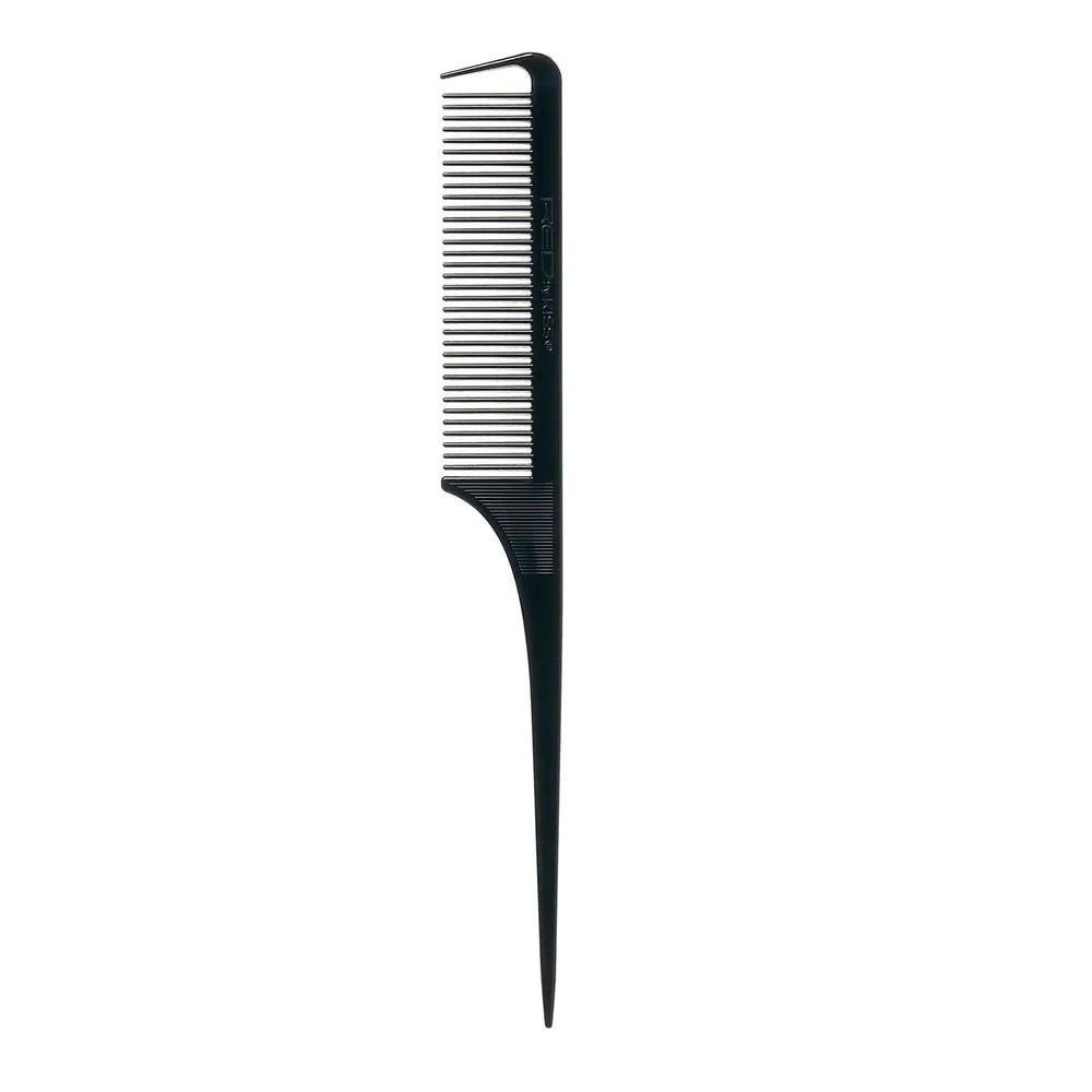Red by Kiss Parting Rat Tail Comb ā HM04 | Fine - Tooth Comb with Precision Steel Tail for Clean Sections & Detailed Styling - Beauty Exchange Beauty Supply
