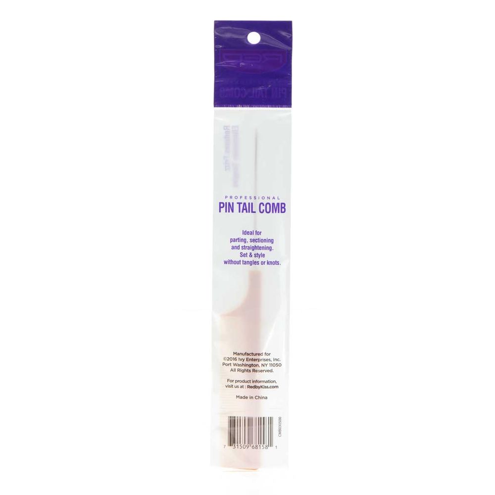 Red by Kiss Pin Tail Comb – Sleek, Anti - Static & Heat - Resistant for Precision Parting | CMB03 | Ideal for Styling, Sectioning & Detailing - Beauty Exchange Beauty Supply