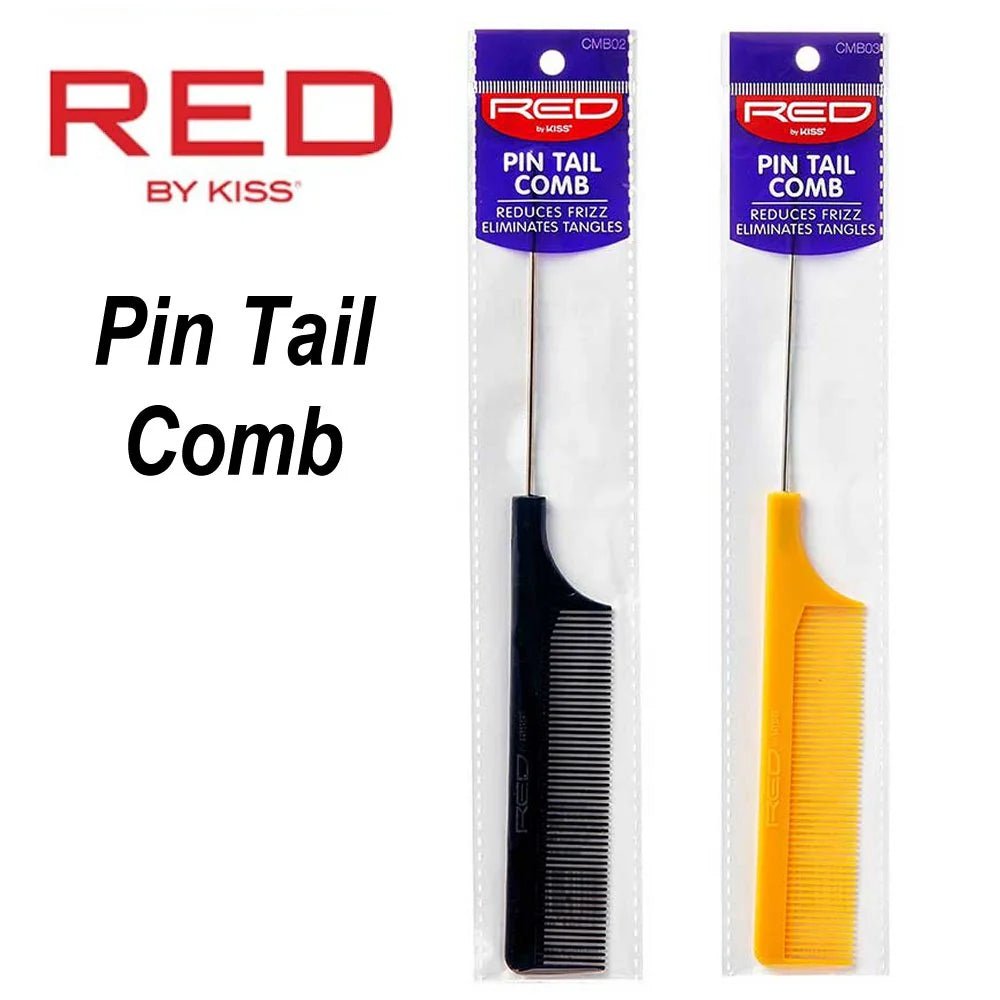 Red by Kiss Pin Tail Comb – Sleek, Anti - Static & Heat - Resistant for Precision Parting | CMB03 | Ideal for Styling, Sectioning & Detailing - Beauty Exchange Beauty Supply