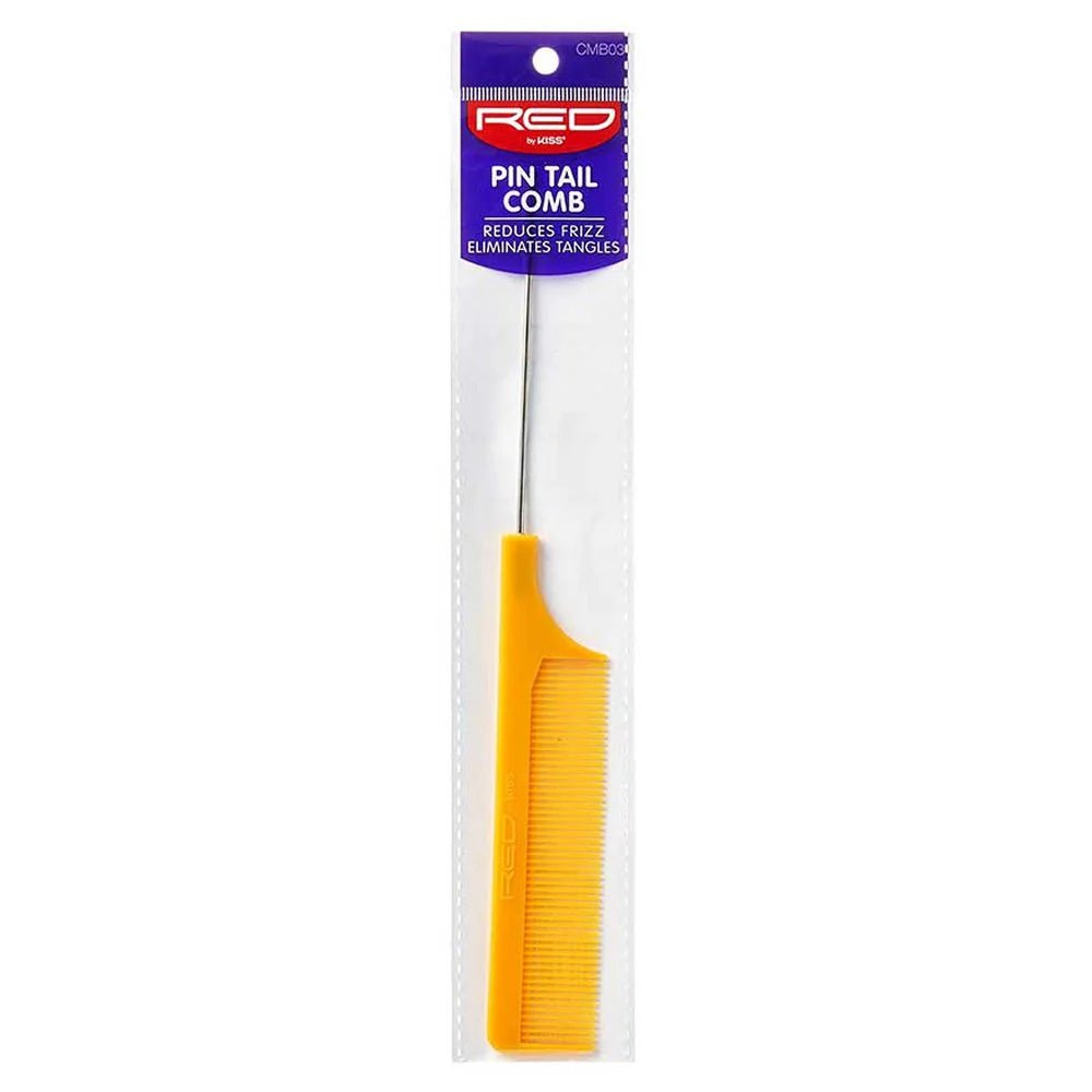 Red by Kiss Pin Tail Comb – Sleek, Anti - Static & Heat - Resistant for Precision Parting | CMB03 | Ideal for Styling, Sectioning & Detailing - Beauty Exchange Beauty Supply
