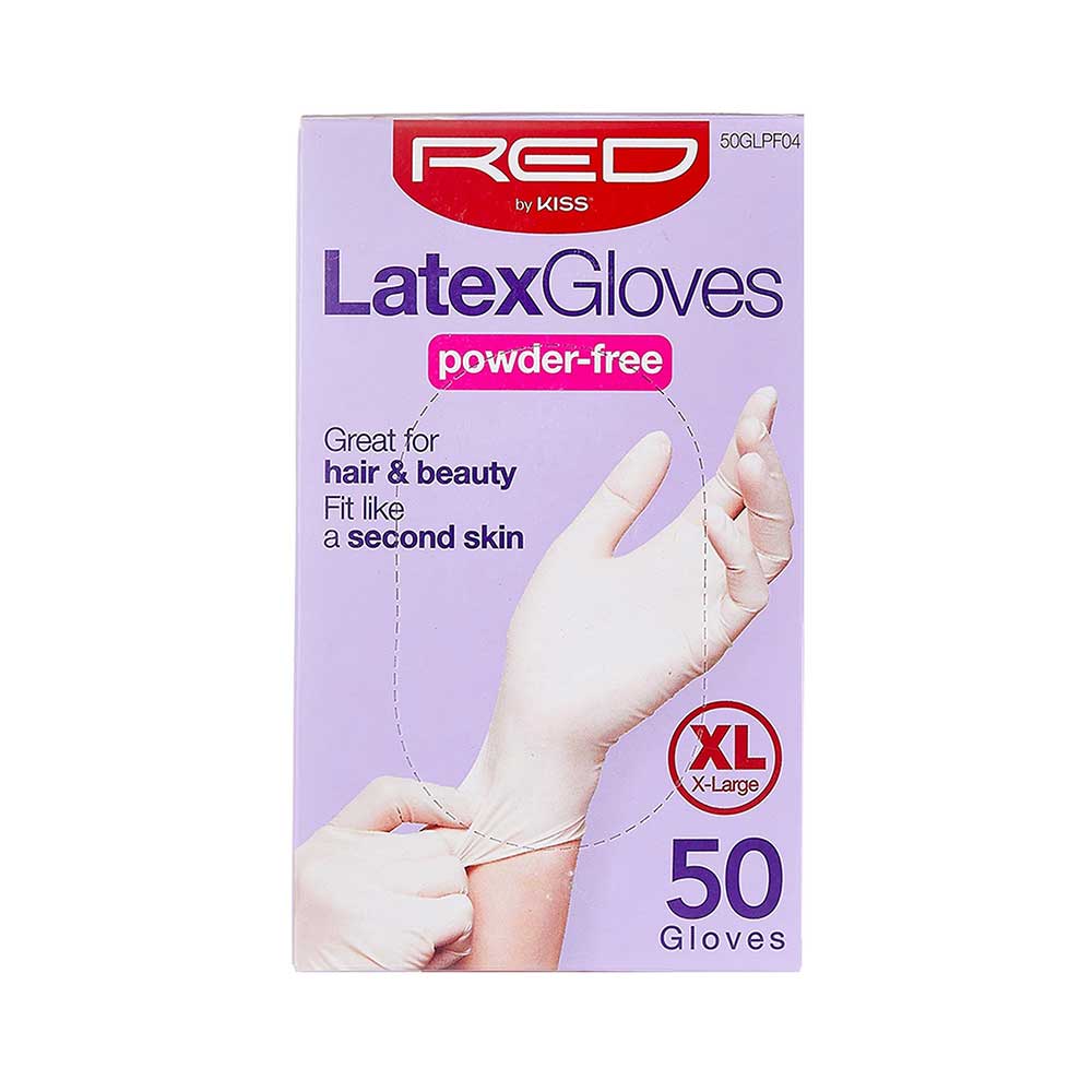 Red by Kiss Powder - Free Latex Gloves – 10pcs & 50pcs - Beauty Exchange Beauty Supply