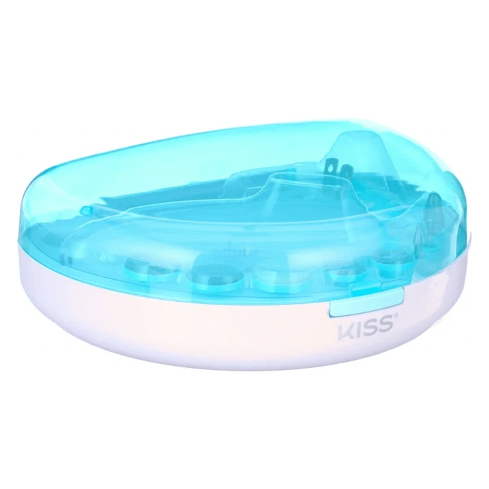 Red by Kiss Power File Nail Dryer – 12 - Piece Electric Nail File & Nail Dryer System - Beauty Exchange Beauty Supply