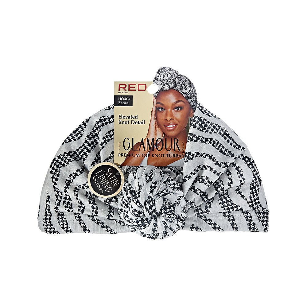 Red by Kiss – Pre - Tied Top Knot Turban - Beauty Exchange Beauty Supply