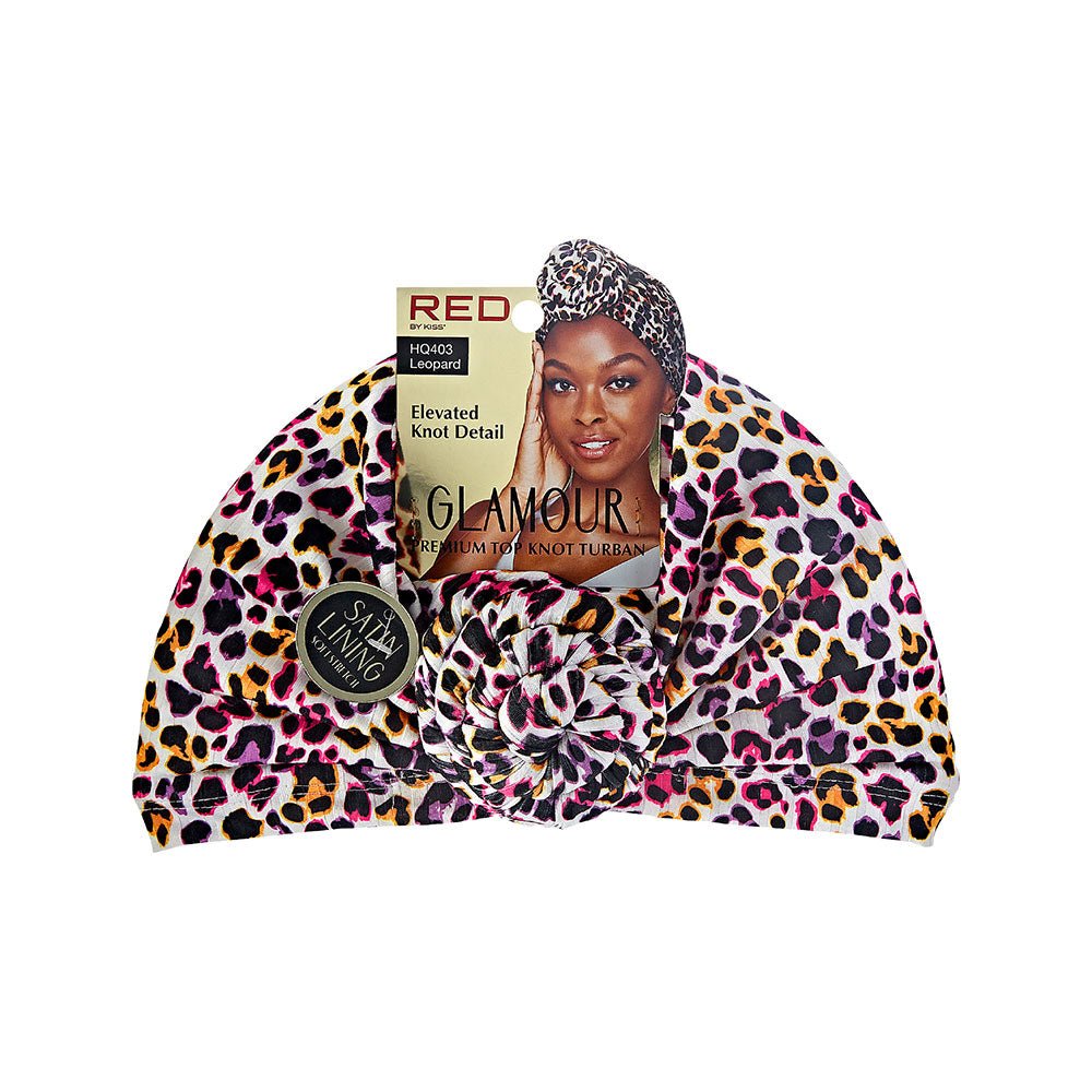 Red by Kiss – Pre - Tied Top Knot Turban - Beauty Exchange Beauty Supply