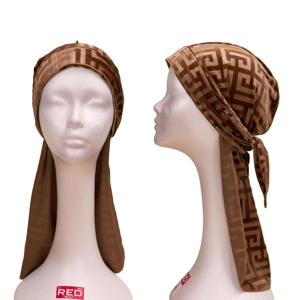 Red by Kiss Premium Bow Wow X Power Pattern Velvet Durag โ Ultra - Rich Texture & Patterned Style | H91โH93 (Velvet Finish) - Beauty Exchange Beauty Supply