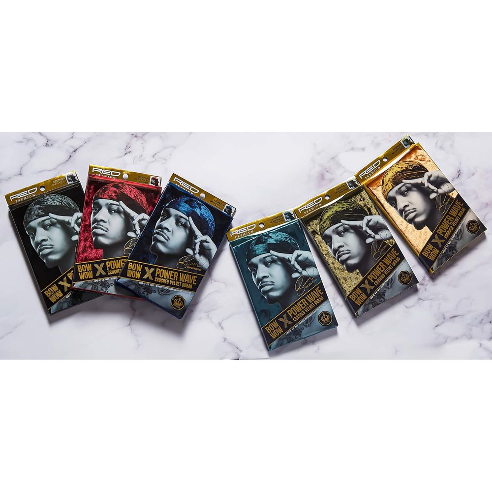 Red by Kiss Premium Bow Wow X Power Wave Durag – Ultra Compression & Silky Shine | HD 81–86b (Multiple Colors Available) - Beauty Exchange Beauty Supply