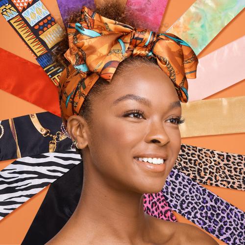 Red by Kiss Premium Charmeuse Silky Satin Wrap Scarf – Sleek, Stylish, & Protective (One Size Fits Most)) - Beauty Exchange Beauty Supply