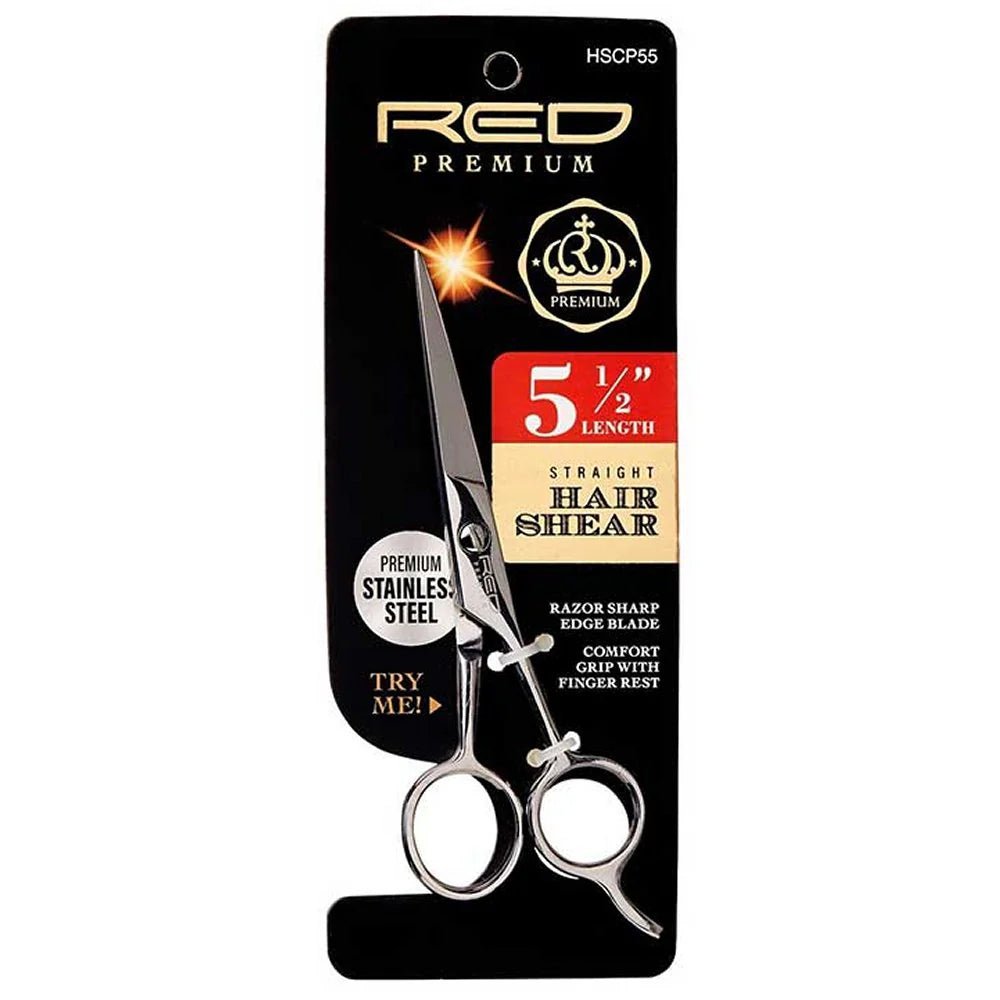 Red by Kiss Premium Hair Shears โ Precision, Comfort & Style (5.5" / 6.5" / 7.5") - Beauty Exchange Beauty Supply