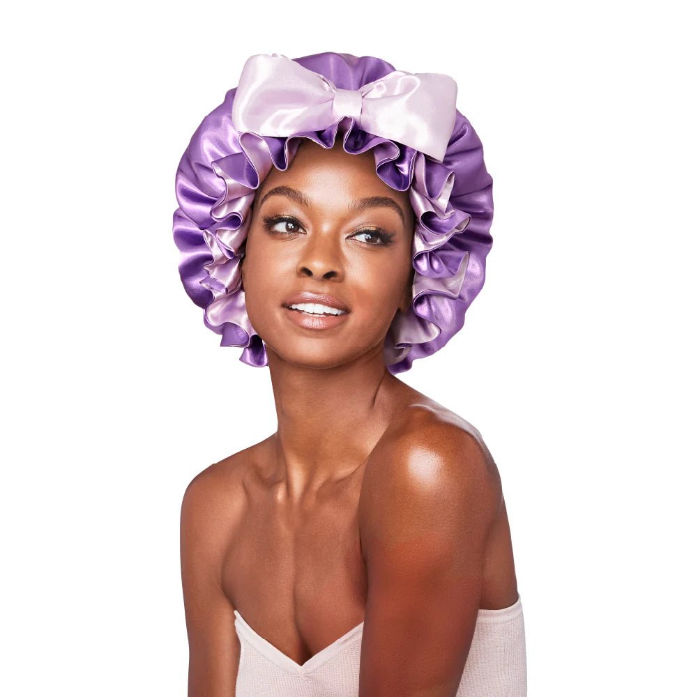 Red By Kiss Premium Satin Ruffle Tie Bonnet - Beauty Exchange Beauty Supply