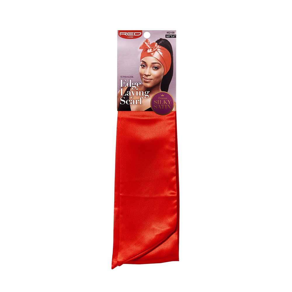 Red by Kiss Premium Silky Satin Scarf โ Soft, Stylish & Protective Wrap | 60"x4" | Aztec, Luxury, Red, Pink, Purple (HQ106โHQ110) - Beauty Exchange Beauty Supply