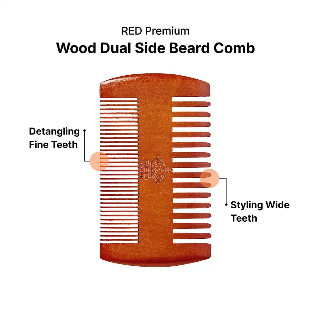 Red by Kiss – Premium Wood Beard Combs - Beauty Exchange Beauty Supply