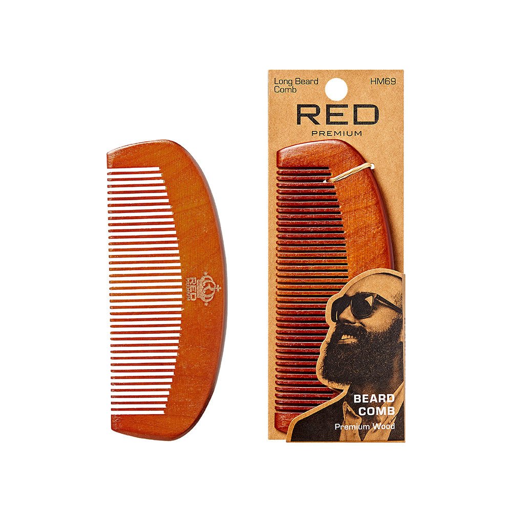 Red by Kiss – Premium Wood Beard Combs - Beauty Exchange Beauty Supply