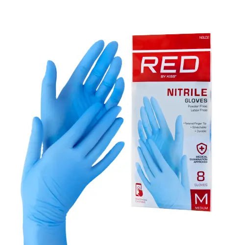 Red by Kiss Professional Blue Nitrile Gloves - Beauty Exchange Beauty Supply