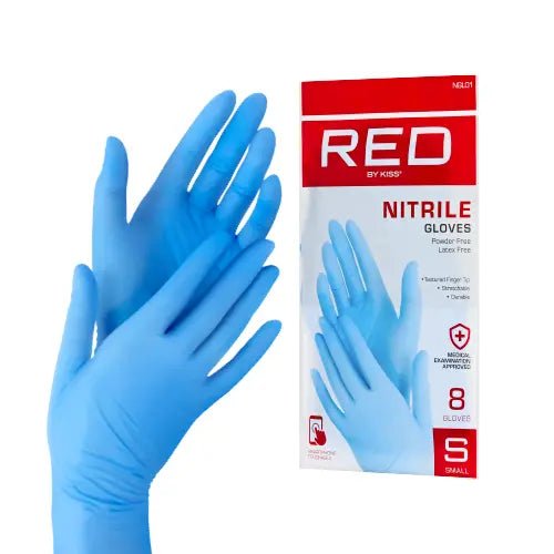 Red by Kiss Professional Blue Nitrile Gloves - Beauty Exchange Beauty Supply