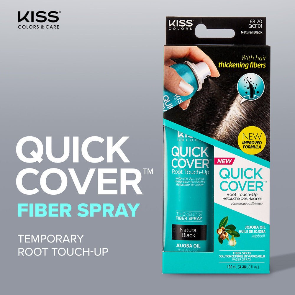 Red by Kiss Quick Cover Root Touch - Up Fiber Spray - Beauty Exchange Beauty Supply