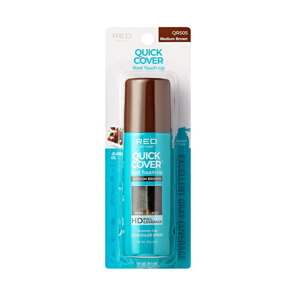 Red by Kiss Quick Cover Root Touch Up Spray - Beauty Exchange Beauty Supply