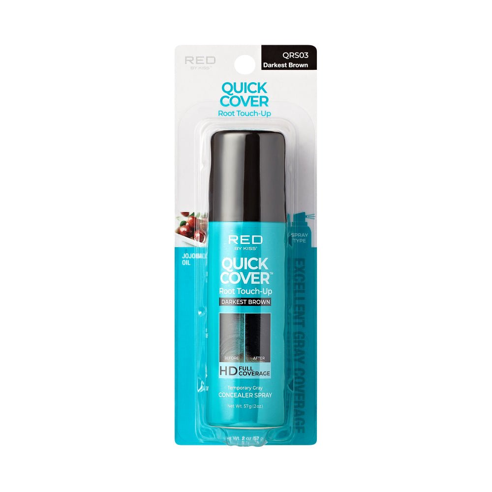 Red by Kiss Quick Cover Root Touch Up Spray - Beauty Exchange Beauty Supply