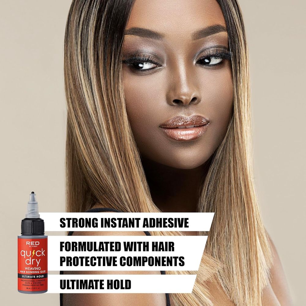 Red by Kiss Quick Dry Hair Bonding Glue - Beauty Exchange Beauty Supply