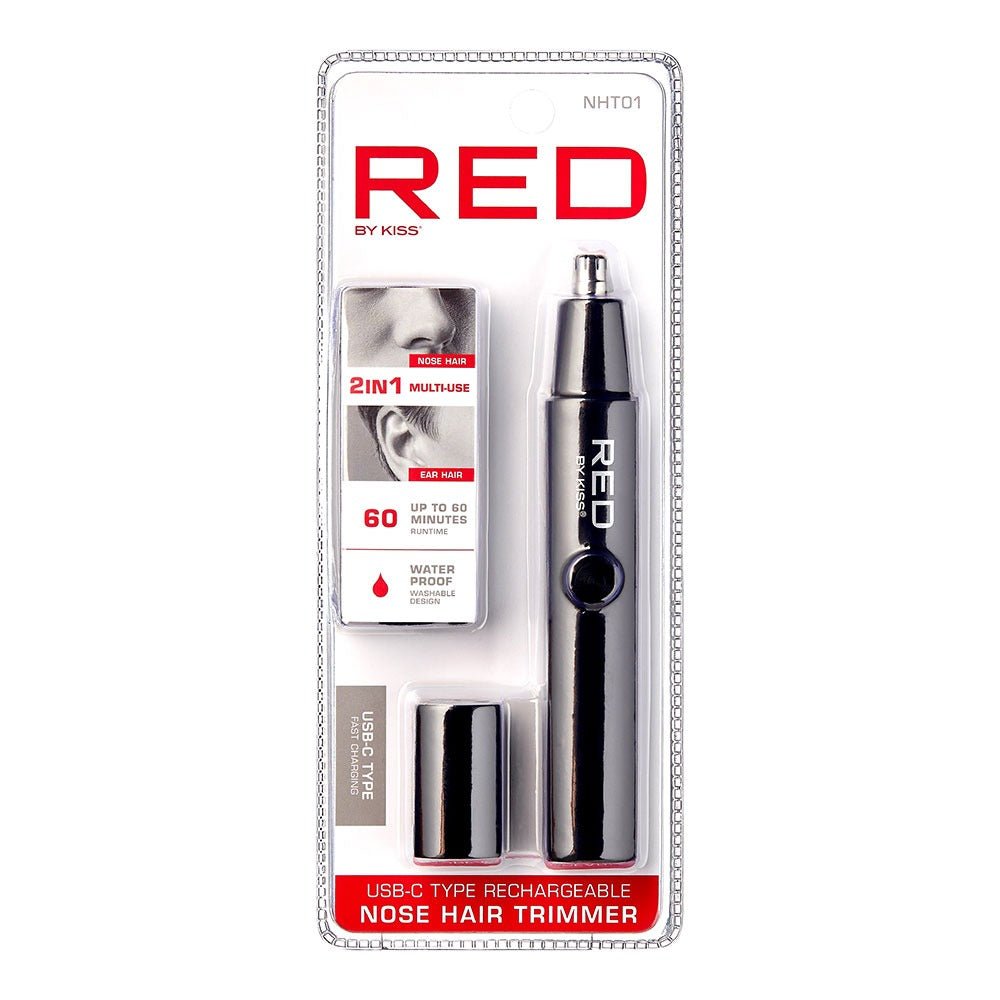 Red by Kiss Rechargeable Nose Hair Trimmer - Beauty Exchange Beauty Supply