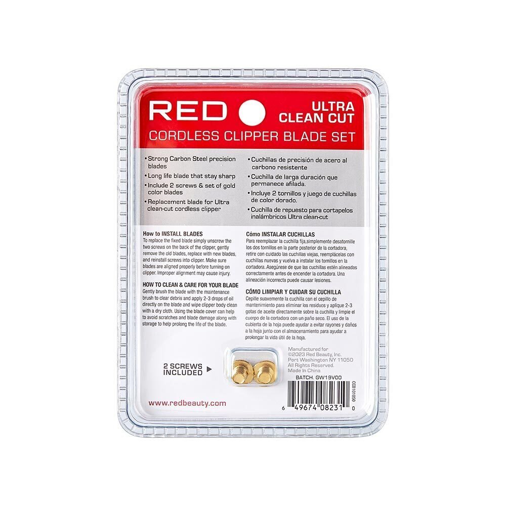 Red by Kiss Replacement Clipper Blade Set - Beauty Exchange Beauty Supply