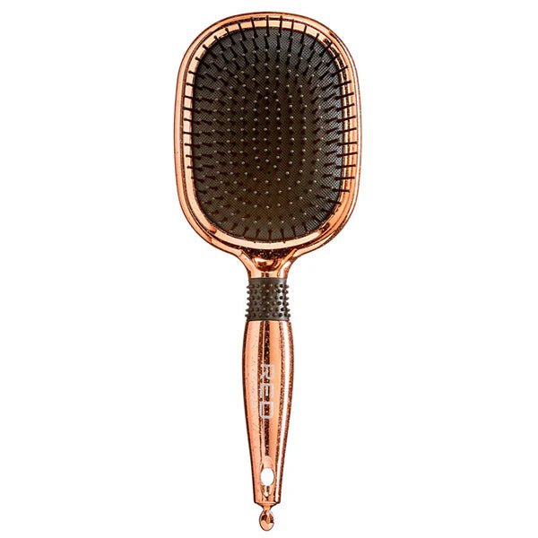 Red by Kiss Rose Gold Paddle Brush Jumbo HH33 – Smooth & Detangle in Style | Size: Jumbo Paddle - Beauty Exchange Beauty Supply