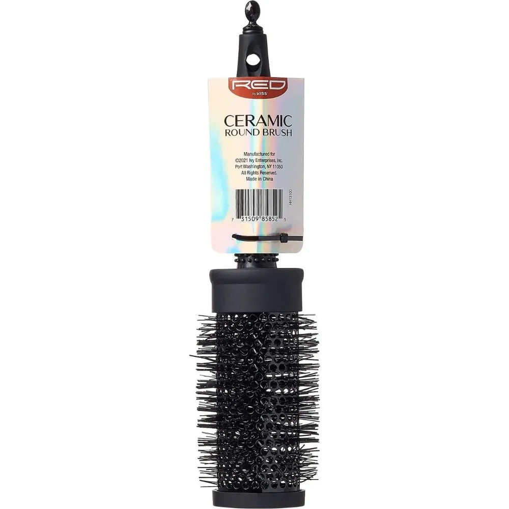 Red by Kiss Rose Heat Resistant Bristle Brush 2" HH13 – Smooth, Volumize & Straighten with Heat | Size: 2 - Inch Barrel - Beauty Exchange Beauty Supply