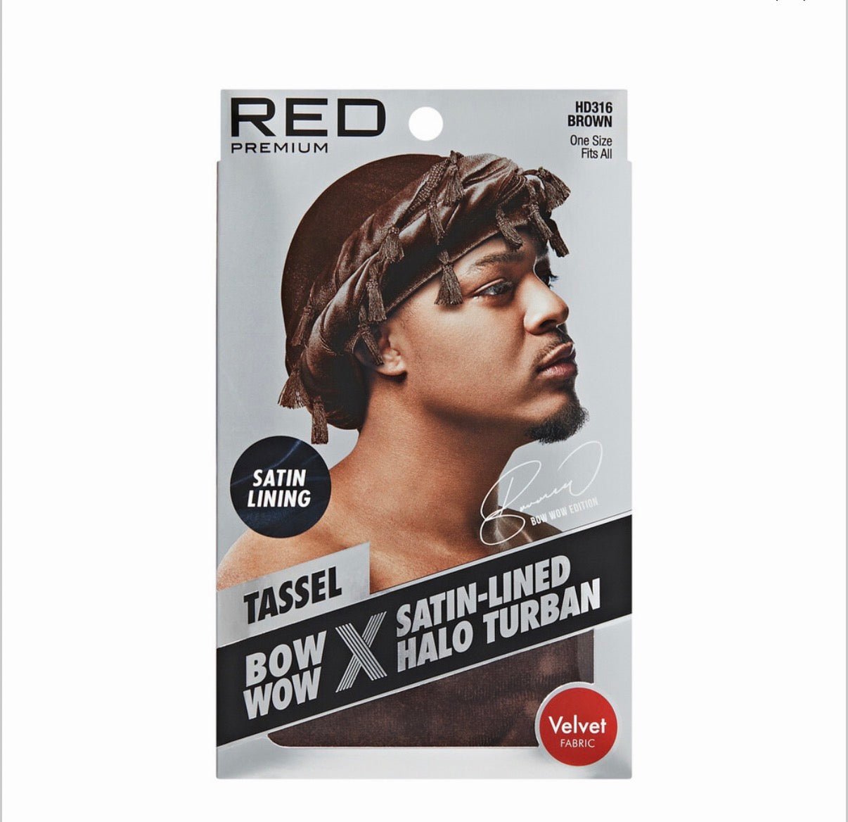 Red by Kiss Satin - Lined Halo Turban - Beauty Exchange Beauty Supply
