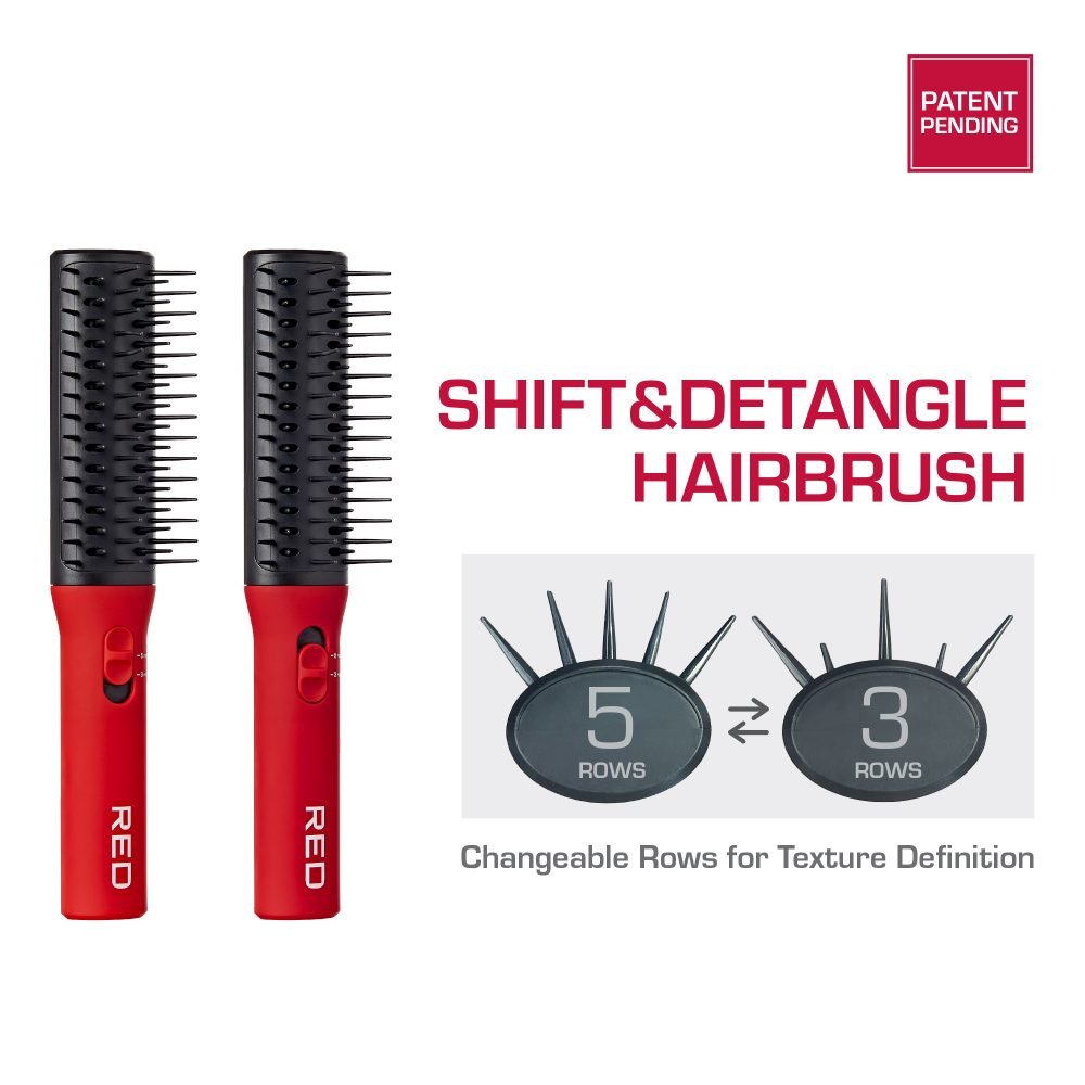 Red by Kiss – Shift - N - Detangle Hair Brush - Beauty Exchange Beauty Supply