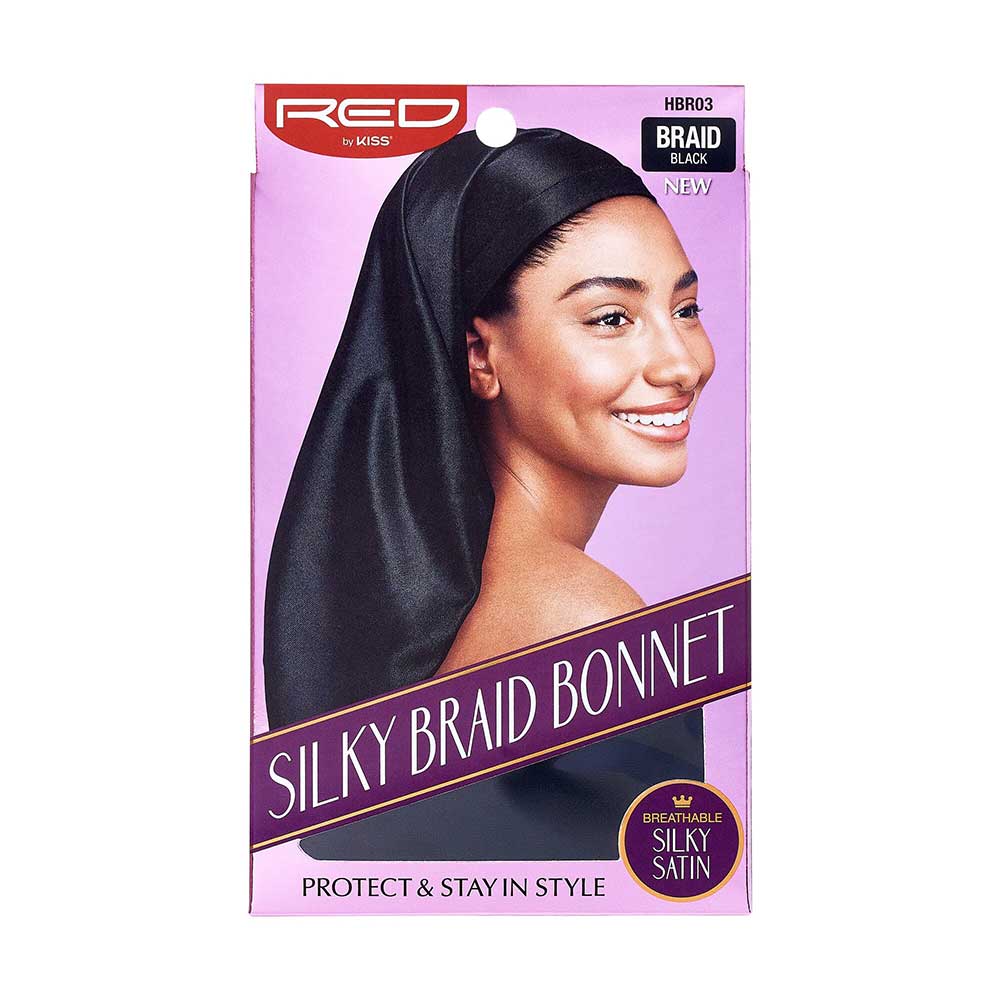 Red by Kiss Silky Braid Bonnet - Beauty Exchange Beauty Supply
