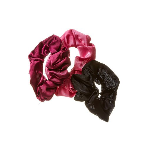 Red by Kiss Silky Satin Scrunchies – 3pcs - Beauty Exchange Beauty Supply