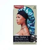 Red by Kiss Silky Stylez Wide Edge Silky Bonnet – Stylish Prints, Edge - Friendly, All - Night Hold - Beauty Exchange Beauty Supply