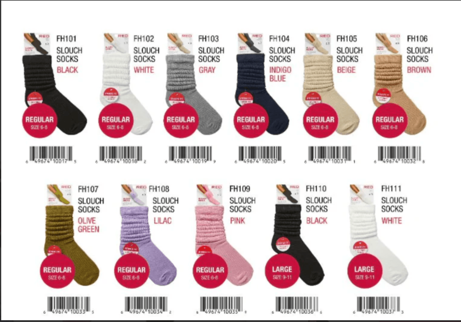 Red by Kiss Slouch Socks – Soft, Stylish & Cozy - Beauty Exchange Beauty Supply