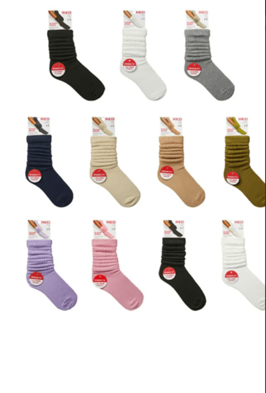 Red by Kiss Slouch Socks – Soft, Stylish & Cozy - Beauty Exchange Beauty Supply