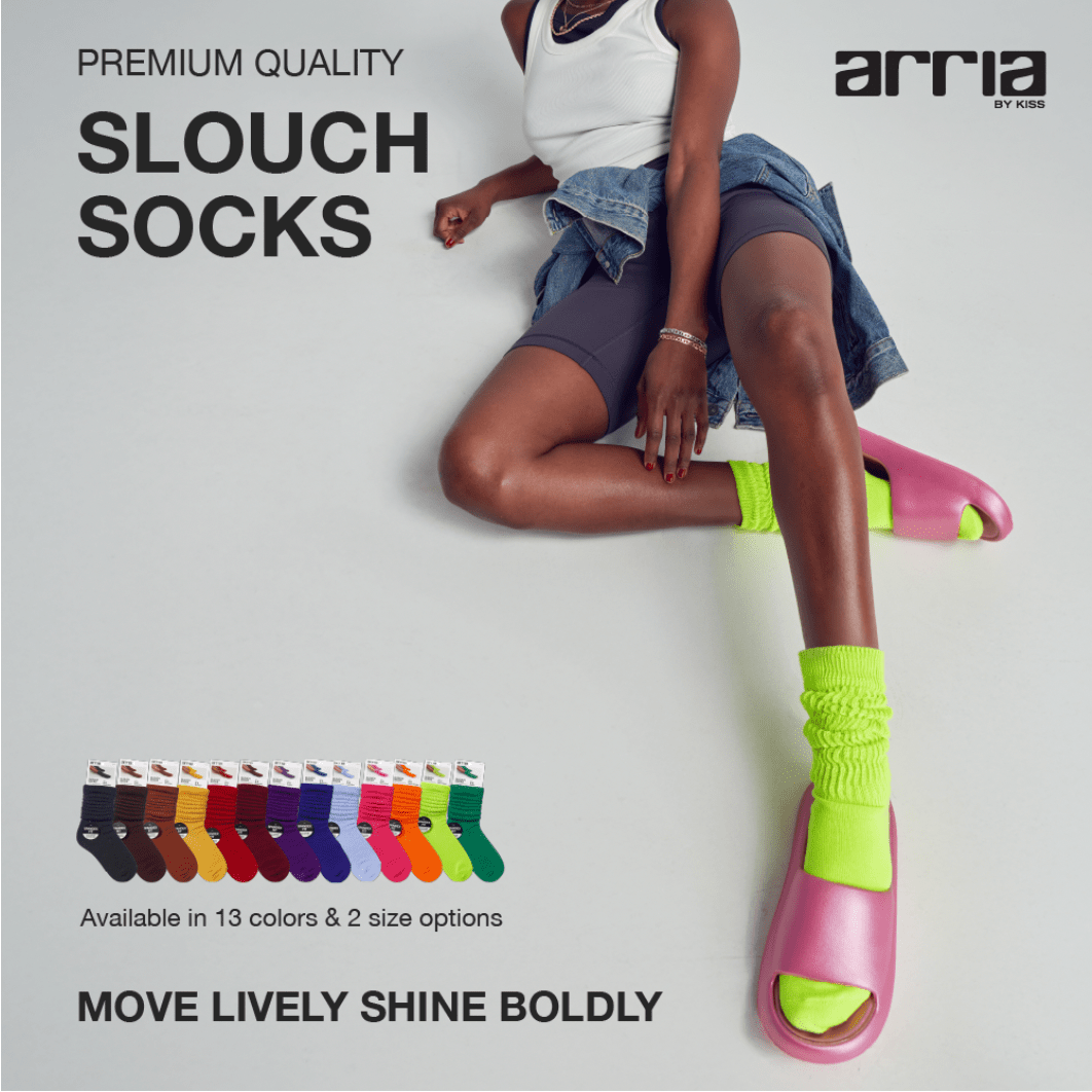 Red by Kiss Slouch Socks – Soft, Stylish & Cozy - Beauty Exchange Beauty Supply