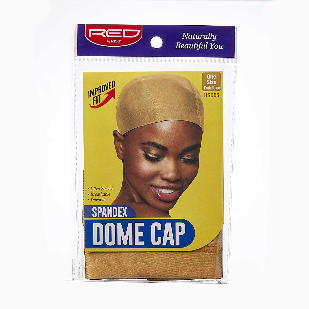 Red by Kiss Spandex Dome Cap | Stretch Fit for Wig Making & Protective Styles | 5 Color Variants - Beauty Exchange Beauty Supply