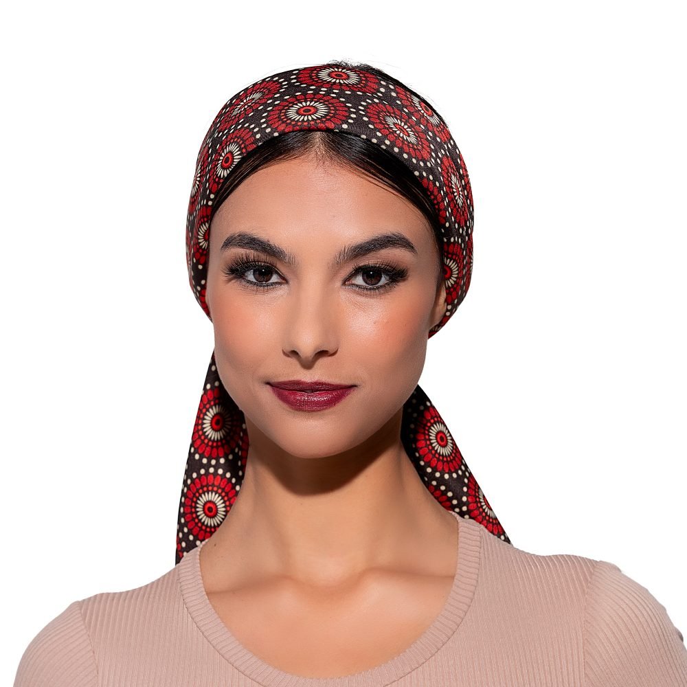 Red by Kiss Square Silky Twill Scarf 36x36 – Elegant, Versatile & Edge - Protective - Beauty Exchange Beauty Supply