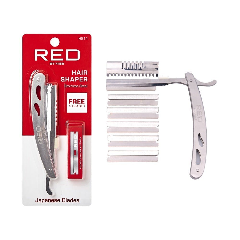 Red by Kiss Stainless Steel Hair Shaper with 5 Blades - Beauty Exchange Beauty Supply