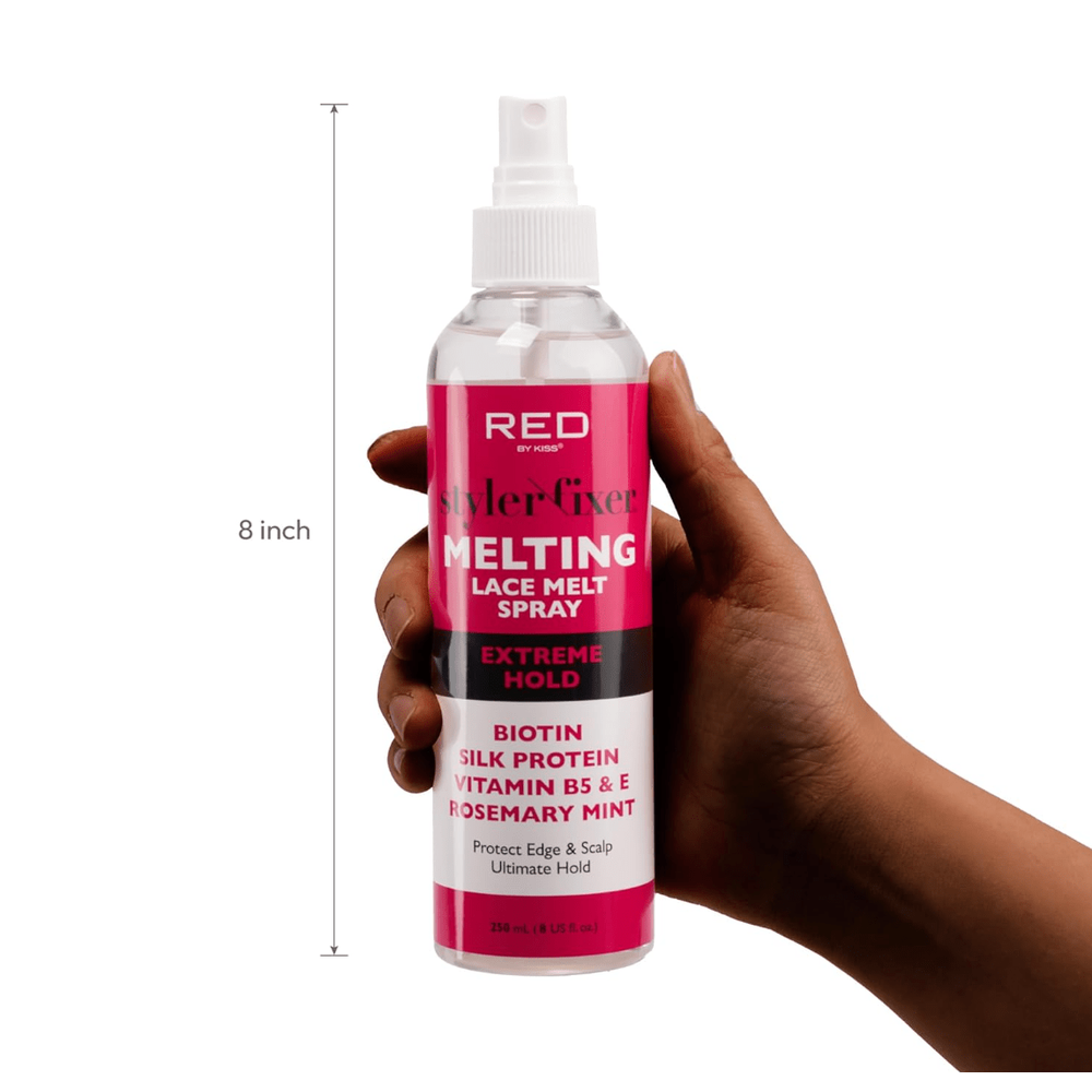 RED by Kiss Style Fixer Lace Melting Spray – 8 oz - Beauty Exchange Beauty Supply