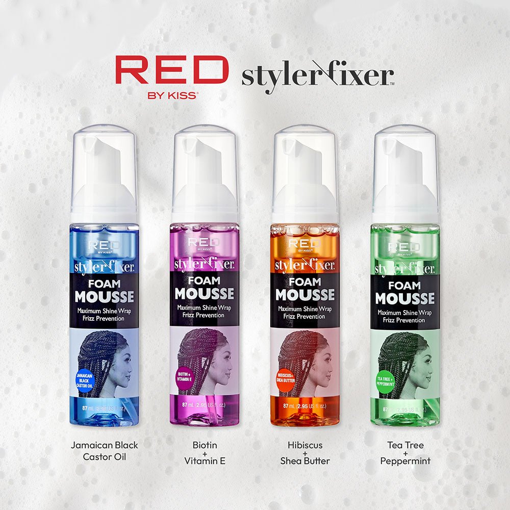 Red by Kiss – Styler Fixer Foam Mousse (2.5 fl oz) - Beauty Exchange Beauty Supply